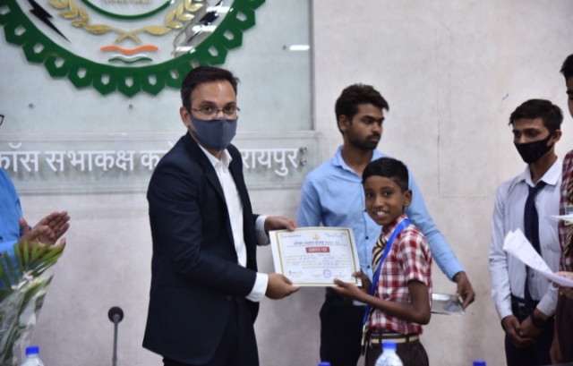 PSY Meritorious honor in Raipur Collectorate